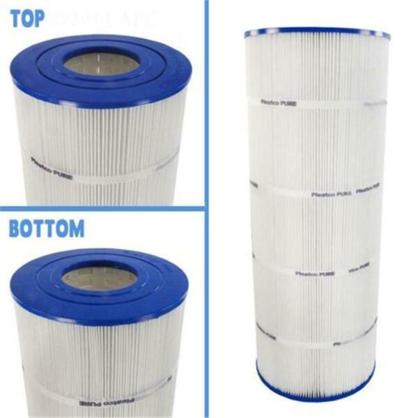 Hard Top 4 oz 19.62 in. 81 sq ft. Replacement Filter Cartridge for Swim Clear C3025 Open with Molded Gasket HA3679842